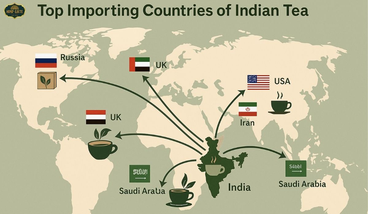 Countries That Import Tea from India, Top Buyers