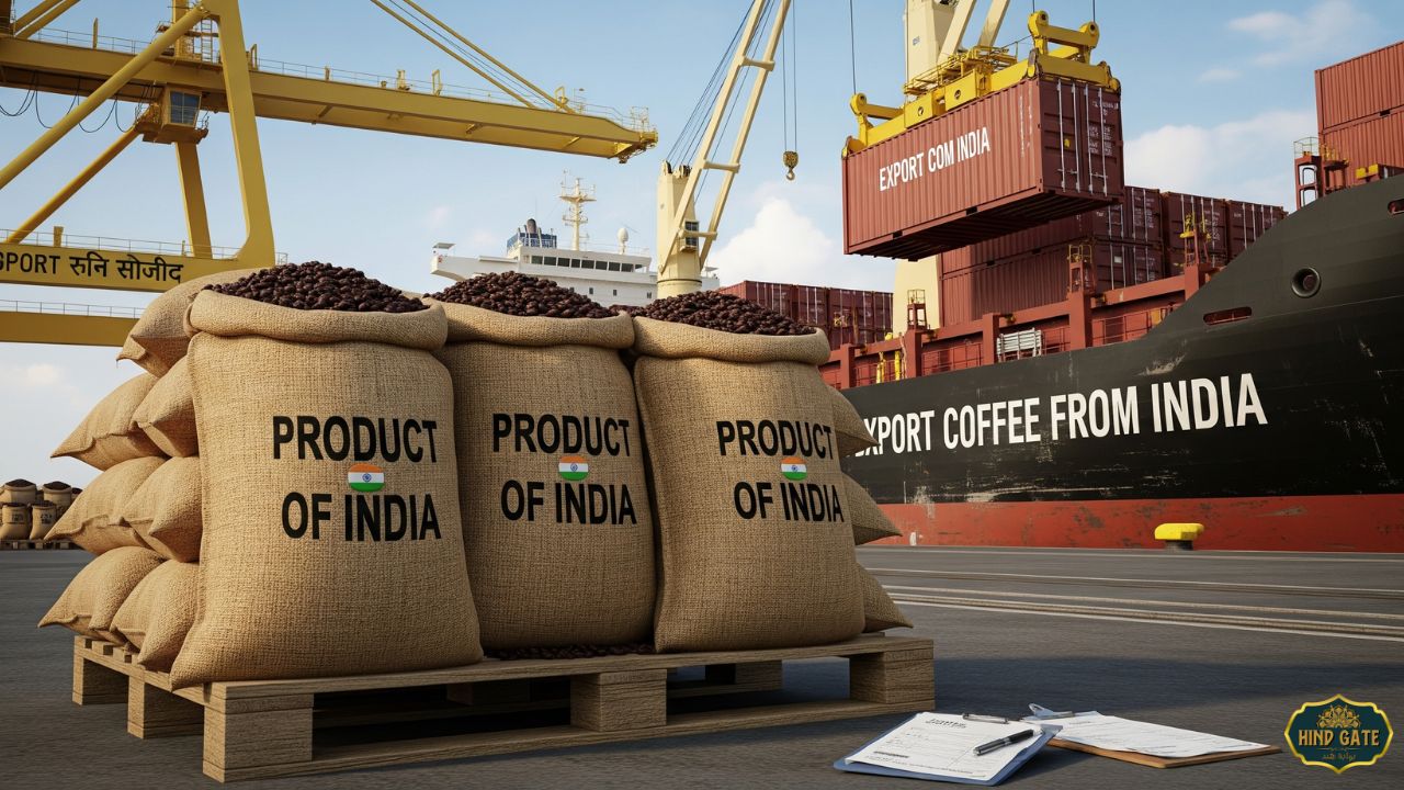 Coffee export documents, India customs and licensing paperwork