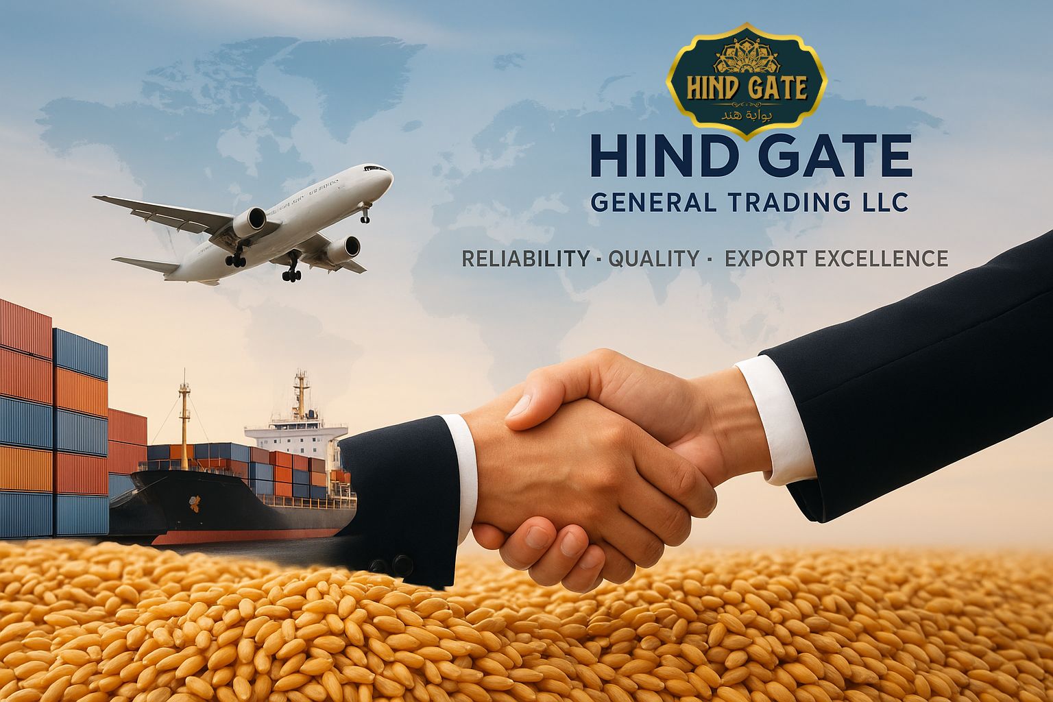Hind Gate General Trading LLC – Trusted Wheat Exporter from India to Global Markets