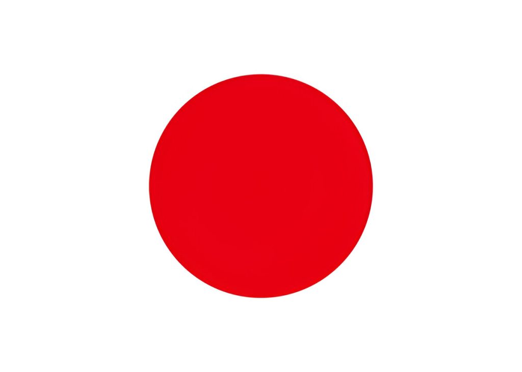 Japan flag representing premium green tea exports